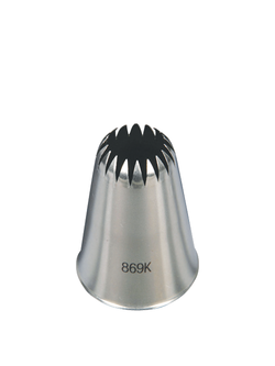 หัวบีบไซส์พิเศษ เบอร์ 869K (นำเข้าเกาหลี) CLOSED STAR TUBE