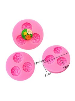 โมล(Mold) แม่พิมพ์ซิลิโคน ทำวุ้น ขนม สบู่ งานDiy รูปดอกเดซี่ ไซส์เล็ก