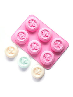 โมล(Mold) แม่พิมพ์ซิลิโคน ทำวุ้น ขนม สบู่ งานdiy รูปผึ้ง 6 ช่อง (50 G.)