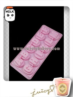 แม่พิมพ์ขนม แม่พิมพ์วุ้น แม่พิมพ์พลาสติก รูปอักษร ABC (สีเลือกไม่ได้นะคะ แล้วแต่ล็อตของโรงงาน)