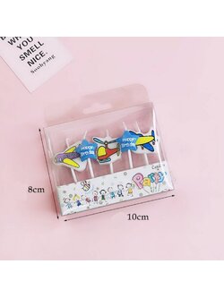 เทียนตกแต่งเค้ก เทียนวันเกิด รูปเครื่องบิน