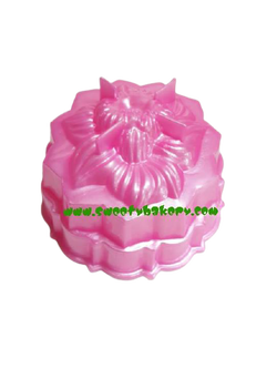 แม่พิมพ์ขนม แม่พิมพ์วุ้น แม่พิมพ์พลาสติกสองชั้น ทรงกลม รูปดอกไม้ เบอร์ 7