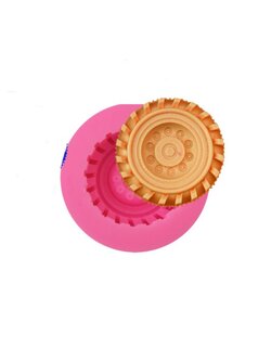 ซิลิโคนสำหรับทำฟองดองท์ กัมเพส รูปล้อรถ (ใหญ่)