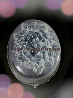 แม่พิมพ์ขนม แม่พิมพ์วุ้น แม่พิมพ์พลาสติก แม่พิมพ์วุ้นปอนด์ ลายองุ่นเดี่ยว 20 cm. ลายที่ 2022