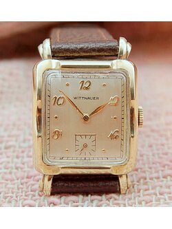 นาฬิกาเก่า WITTNAUER BY LONGINES ไขลานสองเข็มครึ่ง