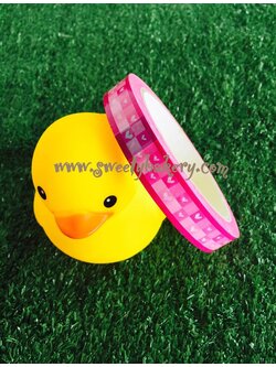 เทปแฟนซี ลาย หัวใจสีชมพู (50 หลา)