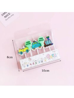 เทียนตกแต่งเค้ก เทียนวันเกิด รูปรถ