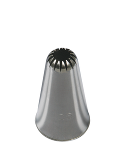 หัวบีบเกาหลี หัวบีบครีม หัวบีบเค้ก ไซส์พิเศษ เบอร์ 195K (นำเข้าเกาหลี) CLOSED STAR TUBES & DROP FLOWER TUBES