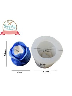 โมล(Mold) แม่พิมพ์ซิลิโคน ทำวุ้น ขนม สบู่ งานDiy รูปดอกทิวลิป