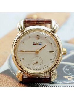 นาฬิกาเก่า BENRUS ไขลานสองเข็มครึ่ง