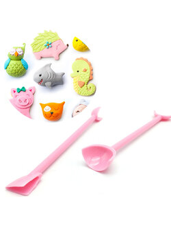 อุปกรณ์ตกแต่งฟองดองท์ (Gum Paste Tool Set) ตกแต่งหน้าสัตว์ต่างๆ 2 ชิ้น/แพ็ค