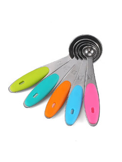 ชุดช้อนตวง สเตนเลสสตีล 5 ชิ้น/ชุด