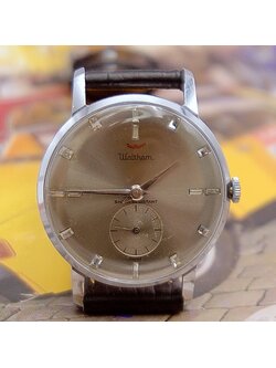 นาฬิกาเก่า WALTHAM ไขลานสองเข็มครึ่ง