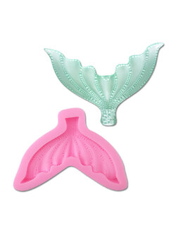 ซิลิโคนสำหรับทำฟองดองท์ กัมเพส รูปหางนางเงือก (ใหญ่)