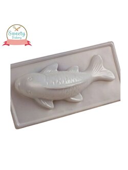 แม่พิมพ์ขนม พิมพ์วุ้น พิมพ์พลาสติกขุ่น รูปปลาคาร์ฟ (เล็ก)