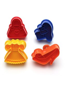 พิมพ์กดคุกกี้ เซตแฟชั่น (สีไม่ตรงตามภาพนะคะ แล้วแต่ล็อตของโรงงาน)