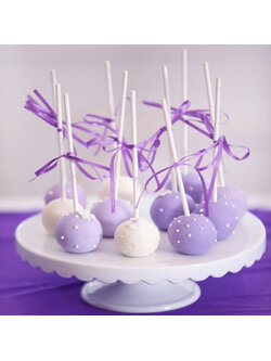 ไม้เค้กป๊อป สีขาว 3 mm. x 100 mm. (100แท่ง/แพ็ค)