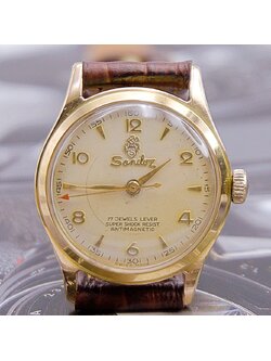 นาฬิกาเก่า SANDOZ ไขลาน