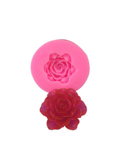 โมล(Mold) แม่พิมพ์ซิลิโคน ทำวุ้น ขนม สบู่ งานDiy รูปดอกมะลิ size : 4*1.7 cm.