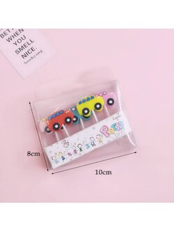 เทียนวันเกิด รูปรถตู้ 5 ชิ้น/แพ็ค