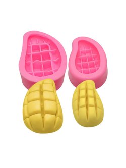 โมล(Mold) แม่พิมพ์ซิลิโคน ทำวุ้น ขนม สบู่ งานDiy รูปมะม่วง