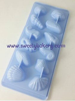 แม่พิมพ์ขนม แม่พิมพ์วุ้น แม่พิมพ์พลาสติก รูปสัตว์ทะเล 12 ช่อง (สีเลือกไม่ได้นะคะ แล้วแต่ล็อตของโรงงาน)