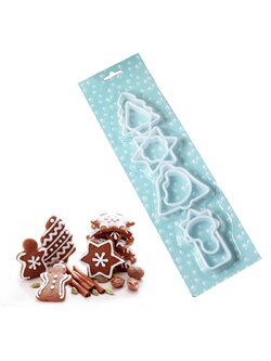 พิมพ์กดคุกกี้ คละลาย 8 ชิ้น/แพ็ค