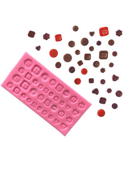 โมล(Mold) แม่พิมพ์ซิลิโคน แม่พิมพ์วุ้น แม่พิมพ์ขนม แม่พิมพ์สบู่ รูปกระดุม