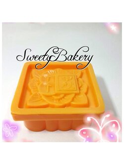 พิมพ์ขนมไหว้พระจันทร์ ถอดก้นสี่เหลี่ยม เบอร์ 12