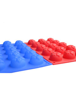 แม่พิมพ์ซิลิโคน พิมพ์สบู่ พิมพ์วุ้น พิมพ์ขนม รูปดอกไม้ 15 ช่อง