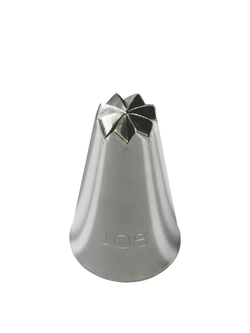 หัวบีบเกาหลี เพื่อตกแต่งเค้ก หรืองาน diy เบอร์ 108 (นำเข้าเกาหลี) drop flower tubes