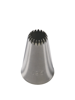 หัวบีบเกาหลี หัวบีบครีม หัวบีบเค้ก ไซส์พิเศษ เบอร์ 195 CLOSED STAR TUBES & DROP FLOWER TUBES