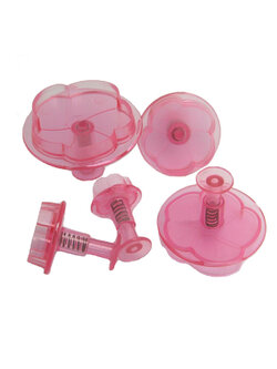 ที่พิมพ์ลายฟองดองท์ พิมพ์กดคุกกี้ รูปดอกไม้