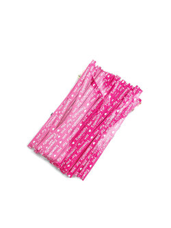 ลวดมัดปากถุง สีชมพู บรรจุ 700 ชิ้น/ห่อ