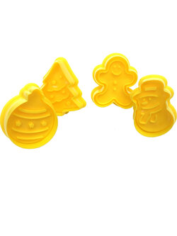 พิมพ์กดคุกกี้ เซตคริสต์มาส (สีไม่ตรงตามภาพนะคะ แล้วแต่ล็อตของโรงงาน)