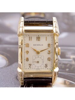 นาฬิกาเก่า BENRUS ไขลานสองเข็มครึ่ง