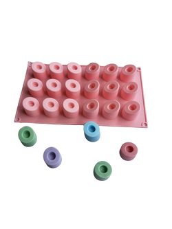 โมล(Mold) แม่พิมพ์ซิลิโคน ทำวุ้น ขนม สบู่ งานdiy รูป ice cube 18 ช่อง