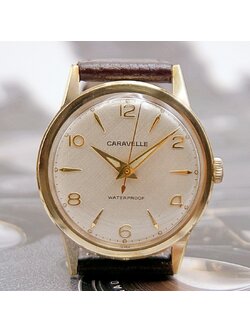 นาฬิกาเก่า CARAVELLE ไขลาน