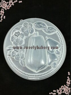 แม่พิมพ์ขนม แม่พิมพ์วุ้น แม่พิมพ์พลาสติก แม่พิมพ์วุ้นปอนด์ ลายมะละกอ 20 cm. ลายที่ 1036