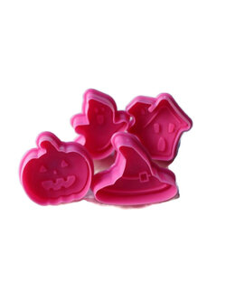 พิมพ์กดคุกกี้ เซต HALLOWEN (สีไม่ตรงตามภาพนะคะ แล้วแต่ล็อตของโรงงาน)