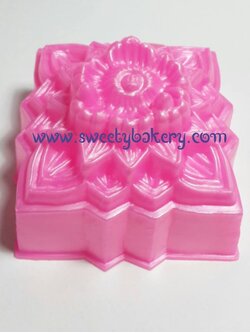 แม่พิมพ์ขนม แม่พิมพ์วุ้น แม่พิมพ์พลาสติกสองชั้น รูปดอกไม้ เบอร์ 2037