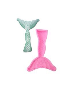 ซิลิโคนสำหรับทำฟองดองท์ กัมเพส รูปหางนางเงือก (ใหญ่)