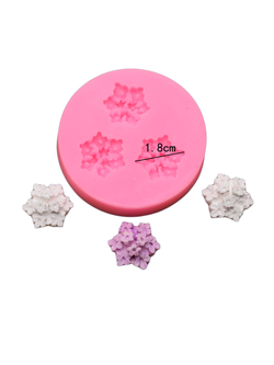 โมล(Mold) แม่พิมพ์ซิลิโคน ทำวุ้น ขนม สบู่ งานDiy รูปดอกไม้ (จิ๋ว)