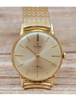 นาฬิกาเก่า ONSA ไขลานสองเข็มครึ่ง