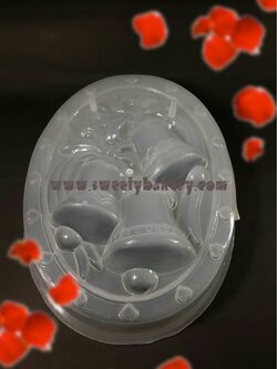 แม่พิมพ์ขนม แม่พิมพ์วุ้น แม่พิมพ์พลาสติก แม่พิมพ์วุ้นปอนด์ ลายกระดิ่ง 20 cm. ลายที่ 2025