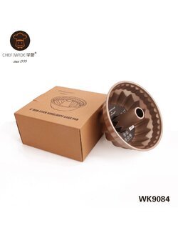 พิมพ์เค้ก เทฟล่อน สีทอง ขนาด 7 นิ้ว (WK9084)