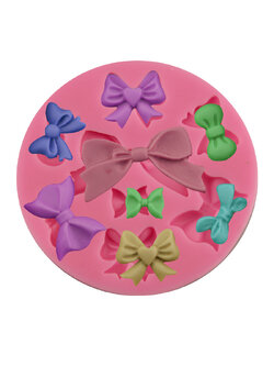 โมล พิมพ์ซิลิโคน รูปโบว์ 8 ช่อง