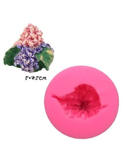 โมล(Mold) แม่พิมพ์ซิลิโคน ทำวุ้น ขนม สบู่ งานDiy รูปดอกแก้ว