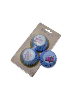 กระทงจีบคัพเค้ก ลวดลาย (ไซส์เล็ก) 3*2*5 cm.