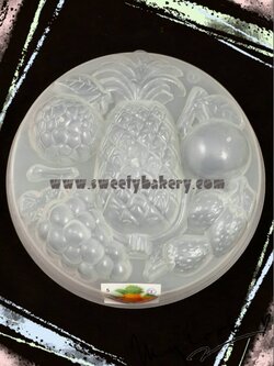 แม่พิมพ์ขนม แม่พิมพ์วุ้น แม่พิมพ์พลาสติก แม่พิมพ์วุ้นปอนด์ รูปผลไม้รวม 20 cm. ลายที่ 1005